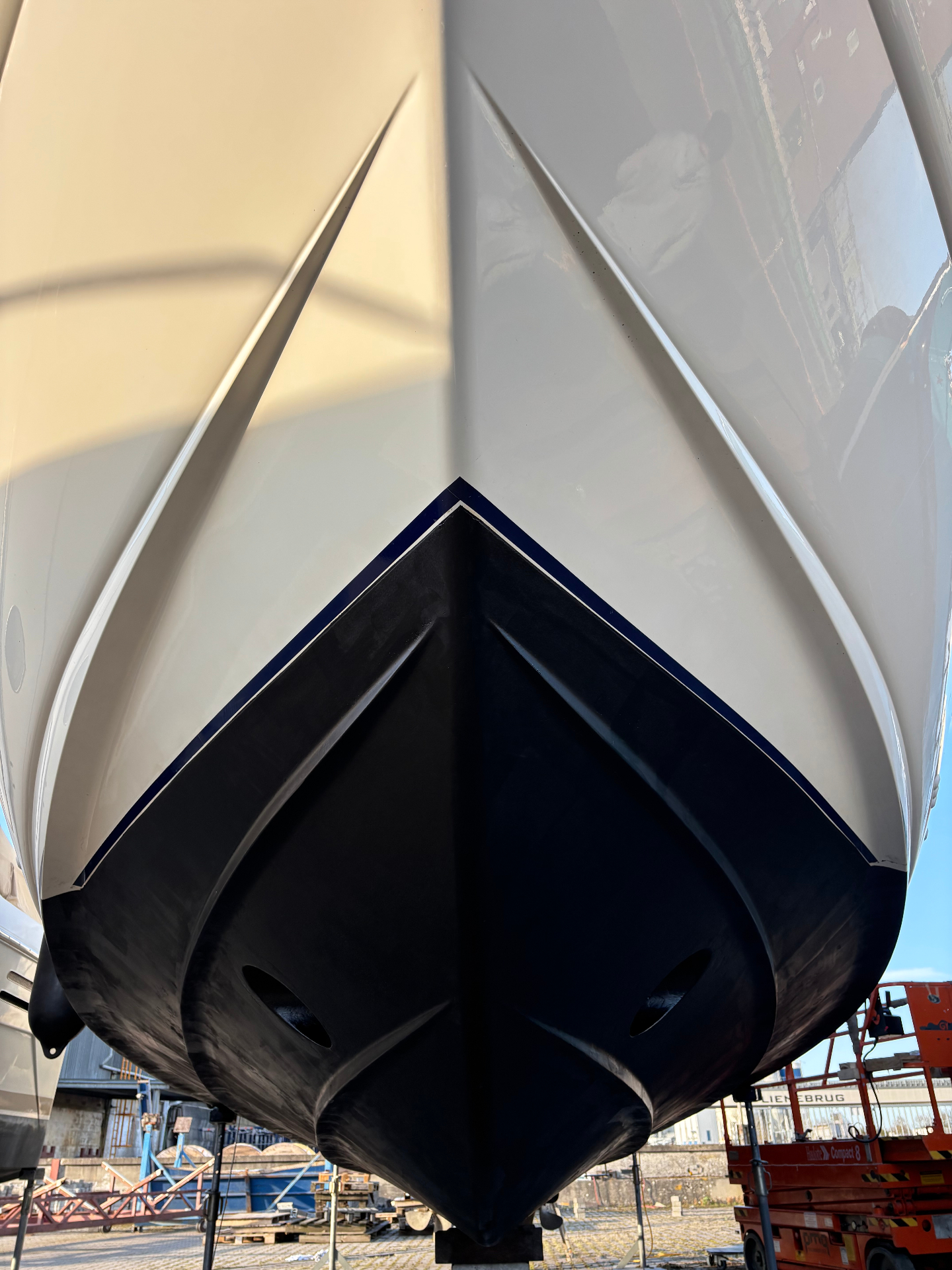 Antifouling application on hull